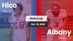 Matchup: Hico vs. Albany  2020
