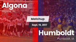 Matchup: Algona vs. Humboldt  2017