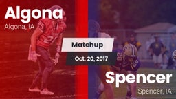 Matchup: Algona vs. Spencer  2017