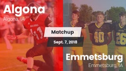 Matchup: Algona vs. Emmetsburg  2018