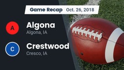 Recap: Algona  vs. Crestwood  2018