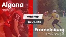 Matchup: Algona vs. Emmetsburg  2019
