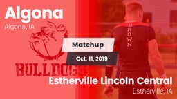 Matchup: Algona vs. Estherville Lincoln Central  2019