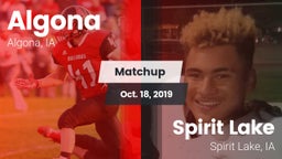 Matchup: Algona vs. Spirit Lake  2019