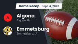 Recap: Algona  vs. Emmetsburg  2020