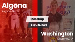 Matchup: Algona vs. Washington  2020