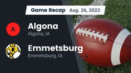 Recap: Algona  vs. Emmetsburg  2022