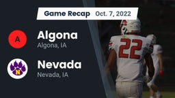 Recap: Algona  vs. Nevada  2022