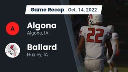 Recap: Algona  vs. Ballard  2022