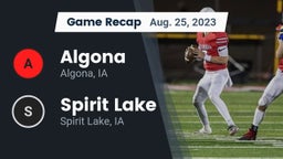 Recap: Algona  vs. Spirit Lake  2023