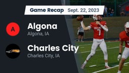Recap: Algona  vs. Charles City  2023