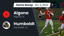 Recap: Algona  vs. Humboldt  2023