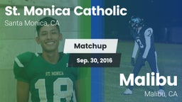 Matchup: St. Monica vs. Malibu  2016