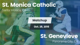 Matchup: St. Monica vs. St. Genevieve  2016