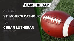 Recap: St. Monica Catholic  vs. Crean Lutheran  2016