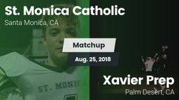 Matchup: St. Monica vs. Xavier Prep  2018