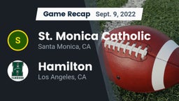 Recap: St. Monica Catholic  vs. Hamilton  2022