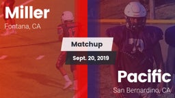 Matchup: Miller vs. Pacific  2019