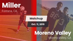 Matchup: Miller vs. Moreno Valley  2019