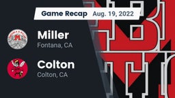 Recap: Miller  vs. Colton  2022