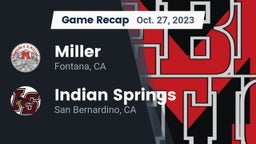 Recap: Miller  vs. Indian Springs  2023