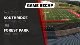 Recap: Southridge  vs. Forest Park  2016