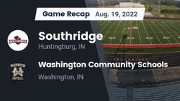 Recap: Southridge  vs. Washington Community Schools 2022