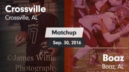 Matchup: Crossville vs. Boaz  2016