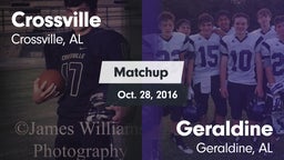 Matchup: Crossville vs. Geraldine  2016