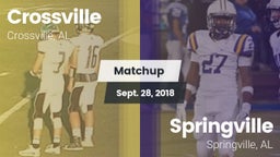 Matchup: Crossville vs. Springville  2018