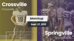Matchup: Crossville vs. Springville  2019