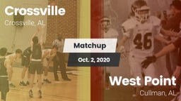 Matchup: Crossville vs. West Point  2020