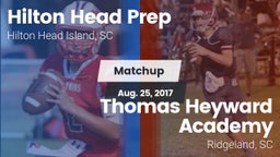 Matchup: Hilton Head Prep vs. Thomas Heyward Academy  2017