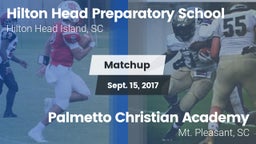 Matchup: Hilton Head vs. Palmetto Christian Academy  2017