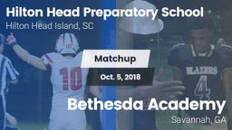 Matchup: Hilton Head vs. Bethesda Academy 2018