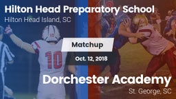 Matchup: Hilton Head vs. Dorchester Academy  2018