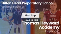 Matchup: Hilton Head vs. Thomas Heyward Academy  2019