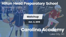 Matchup: Hilton Head vs. Carolina Academy  2019