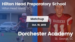 Matchup: Hilton Head vs. Dorchester Academy  2019