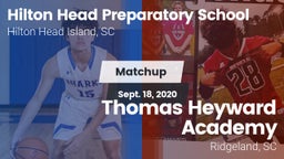 Matchup: Hilton Head vs. Thomas Heyward Academy  2020