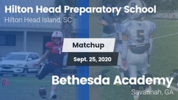 Matchup: Hilton Head vs. Bethesda Academy 2020