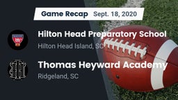 Recap: Hilton Head Preparatory School vs. Thomas Heyward Academy  2020