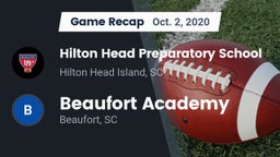 Recap: Hilton Head Preparatory School vs. Beaufort Academy 2020