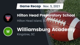 Recap: Hilton Head Preparatory School vs. Williamsburg Academy  2021
