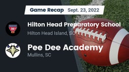 Recap: Hilton Head Preparatory School vs. *** Dee Academy  2022