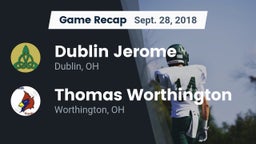 Recap: Dublin Jerome  vs. Thomas Worthington  2018