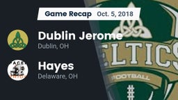Recap: Dublin Jerome  vs. Hayes  2018