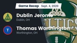 Recap: Dublin Jerome  vs. Thomas Worthington  2020