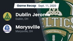Recap: Dublin Jerome  vs. Marysville  2020