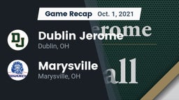 Recap: Dublin Jerome  vs. Marysville  2021